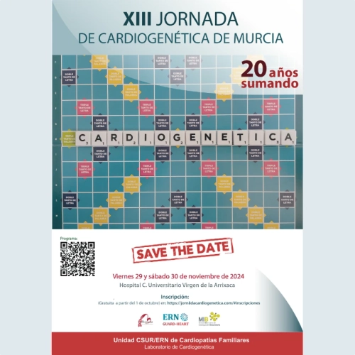 Cartel Jornada Cardiogenética XIII